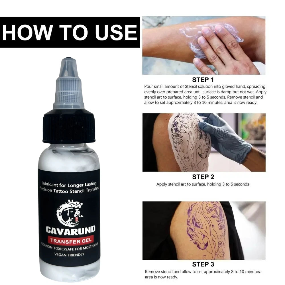 120ML 30ML Tattoo Transfer Gel Thermal Copier Professional Tattoo Stencil Magic Stuff Solution Cream Tattoo Supply