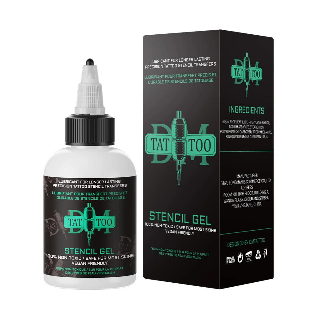 DM 120ML Professional Tattoo Transfer Stencil Gel Thermal Copier Tattoo Transfer Stuff Solution Cream Tattoo Ink Set ﻿