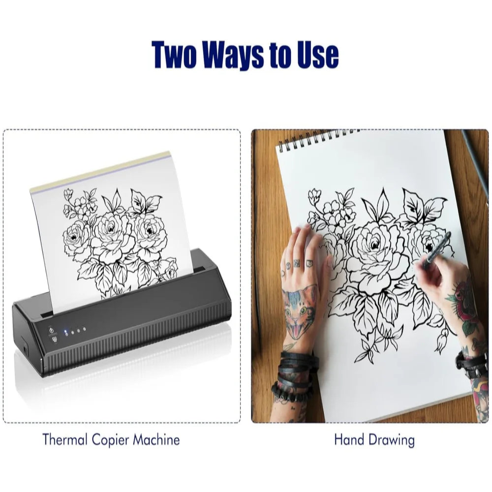 Tattoo Transfer Paper A4 Size Stencils Tattoo Thermal Paper, Tattoo Transfer Paper For Tattoo Practice, Tattoo Printer Universal