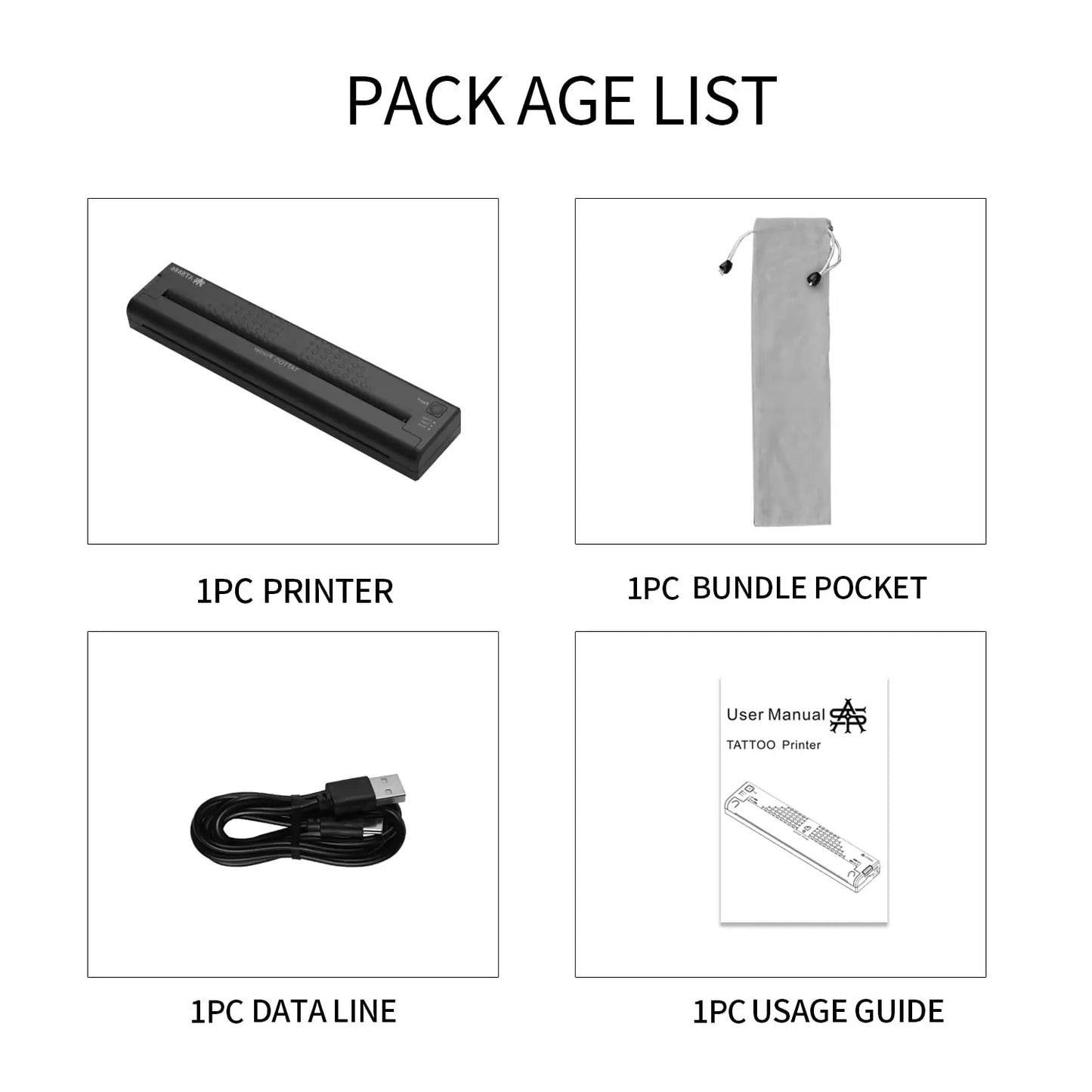 Tattoo Stencil Transfer Printer Machine ATS886 Tattoo Printer Portable Thermal Stencil Maker Line Photo Drawing Printing Copier