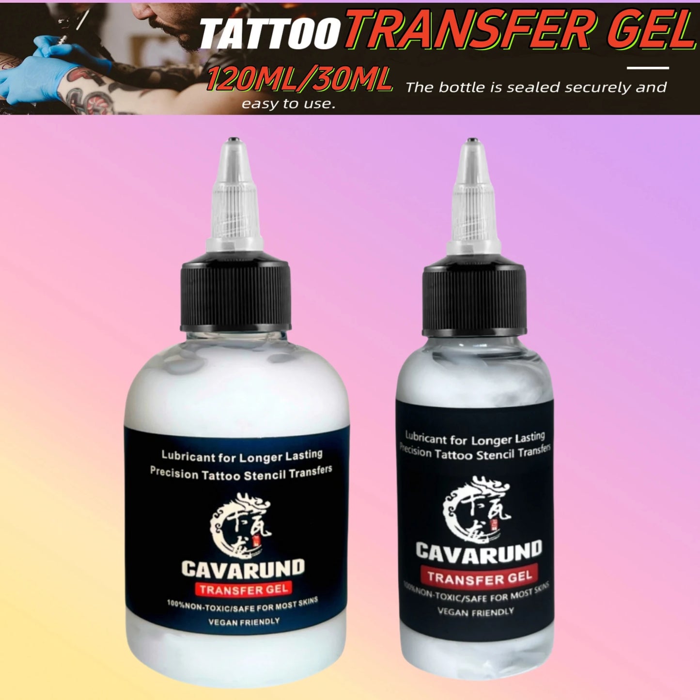 120ML 30ML Tattoo Transfer Gel Thermal Copier Professional Tattoo Stencil Magic Stuff Solution Cream Tattoo Supply