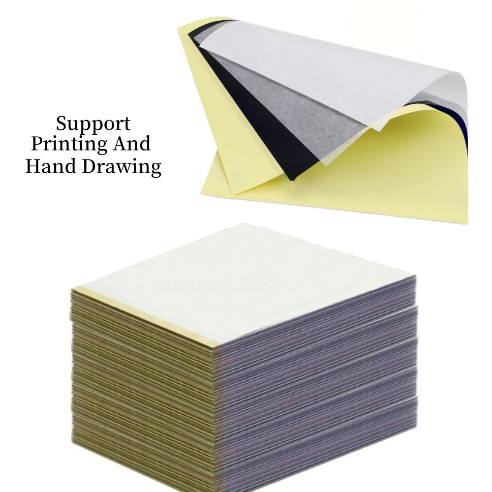 Tattoo Transfer Paper A4 Size Stencils Tattoo Thermal Paper, Tattoo Transfer Paper For Tattoo Practice, Tattoo Printer Universal